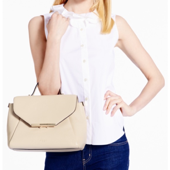 Kate Spade Astor Row Palermo Mint Leather Handbag - Picture 2 of 8